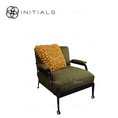 Cushion Cover Pebble Mustard Yellow