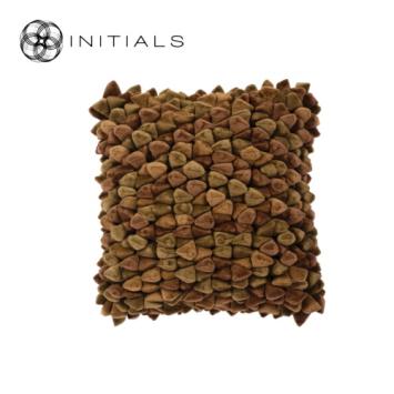 Cushion Cover Pebble Rustic Bronze