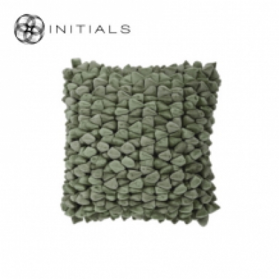 Cushion Cover Pebble Olive Green
