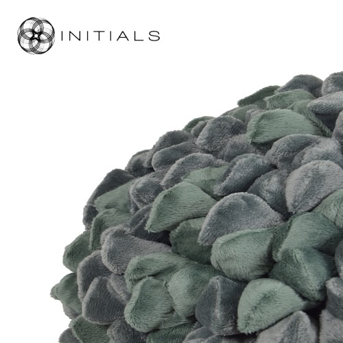 Cushion Ball Pebble Olive Green