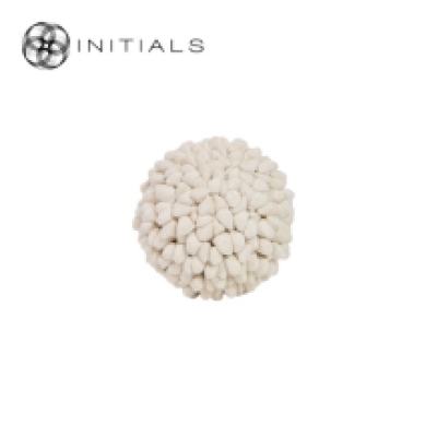Cushion Ball Pebble Snow White