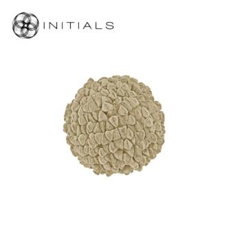 Cushion Ball Penthouse Pebble Moon White