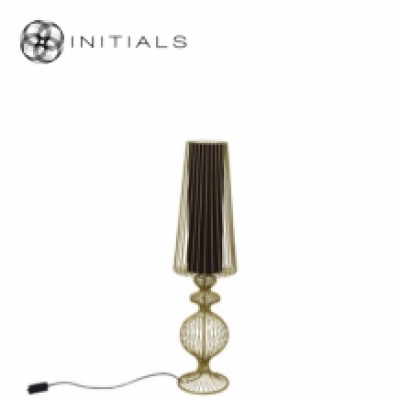 Floor Lamp Classic Iron Wire Gold