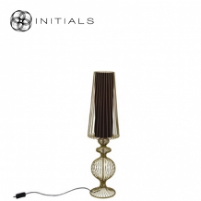 Floor Lamp Classic Iron Wire Gold