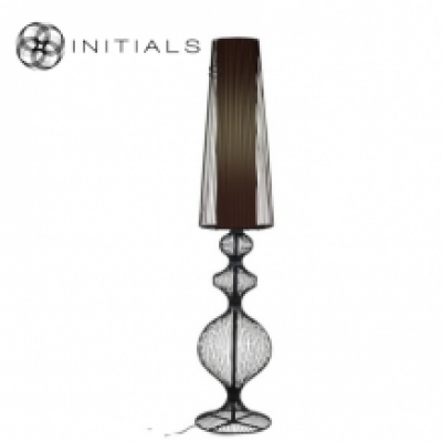 Floor Lamp Classic Iron Wire Black