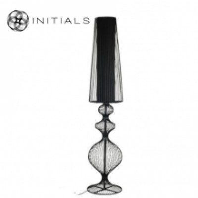 Floor Lamp Classic Iron Wire Black