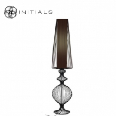 Floor Lamp Classic Iron Wire Black