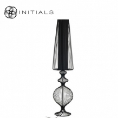 Floor Lamp Classic Iron Wire Black