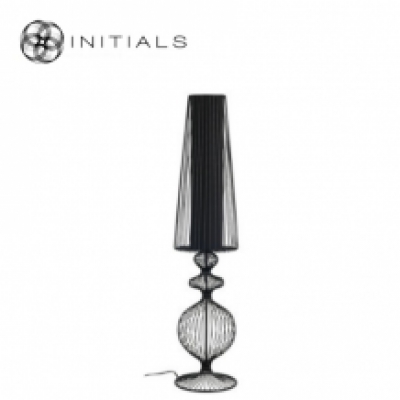 Floor Lamp Classic Iron Wire Black