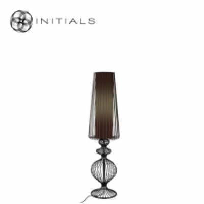 Floor Lamp Classic Iron Wire Black