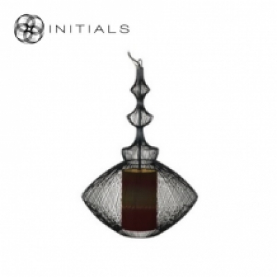 Hanging Lamp Eye Iron Wire Black