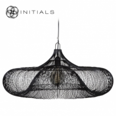 Hanging Lamp Ufo Iron Wire Black