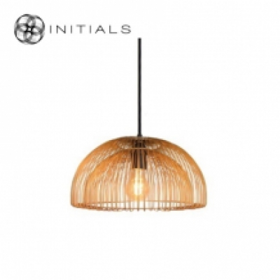 Hanging Lamp Small Dome Iron Wire Gold