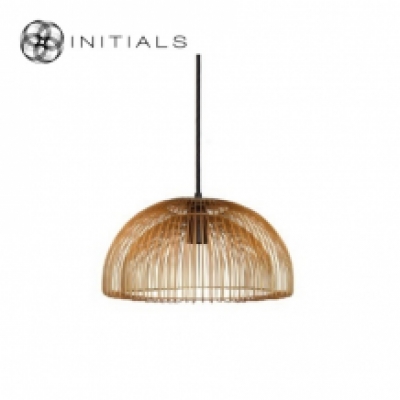 Hanging Lamp Small Dome Iron Wire Gold