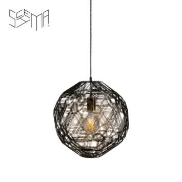 Hanging Lamp Zattelite Iron Wire Black