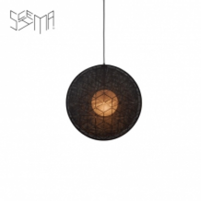 Hanging Lamp Hush-Hush Iron Wire Black/Light Grey