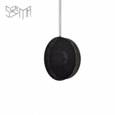 Hanging Lamp Hush-Hush Iron Wire Black/Light Grey