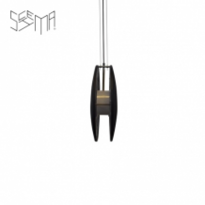 Hanging Lamp Hush-Hush Iron Wire Black/Light Grey