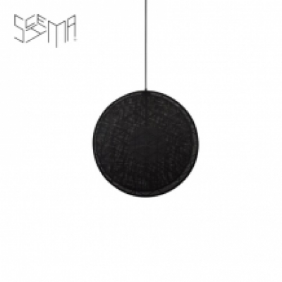 Hanging Lamp Hush-Hush Iron Wire Black/Light Grey