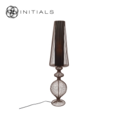 Floor Lamp Classic Iron Wire Metallic Brown