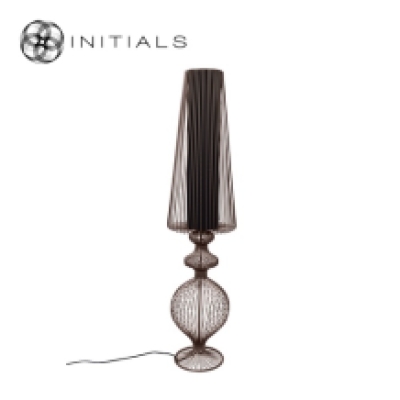 Floor Lamp Classic Iron Wire Metallic Brown