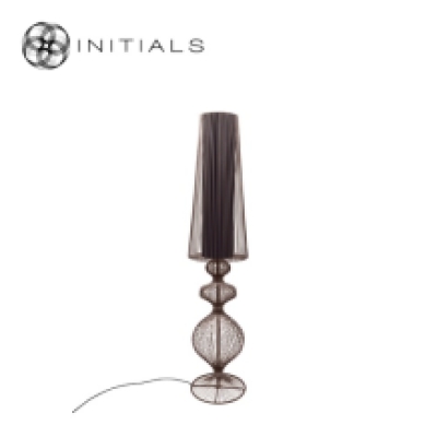 Floor Lamp Classic Iron Wire Metallic Brown