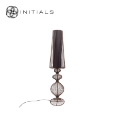 Floor Lamp Classic Iron Wire Metallic Brown