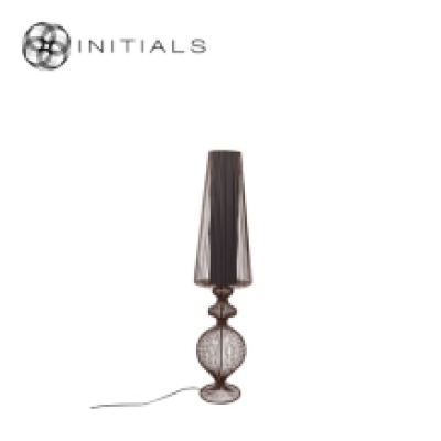 Floor Lamp Classic Iron Wire Metallic Brown