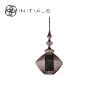 Hanging Lamp Eye Iron Wire Metallic Brown