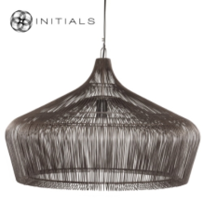 Hanging Lamp Factory Iron Wire Metallic Brown