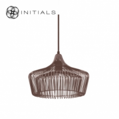 Hanging Lamp Small Factory Iron Wire Metallic Brown