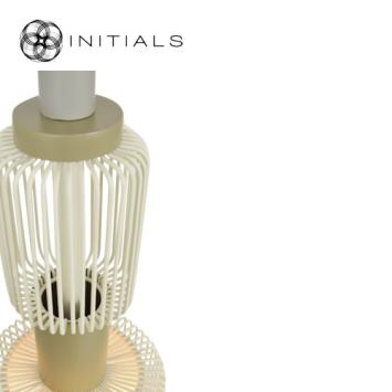 Hanging Lamp Totem Iron Wire Creme