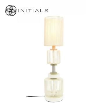 Table Lamp Totem Iron Wire Creme