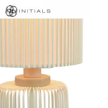 Table Lamp Totem Iron Wire Creme