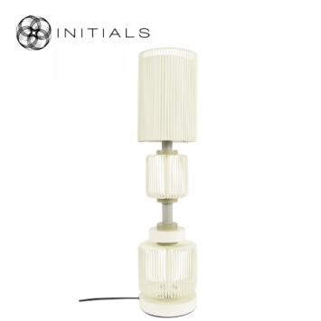 Table Lamp Totem Iron Wire Creme