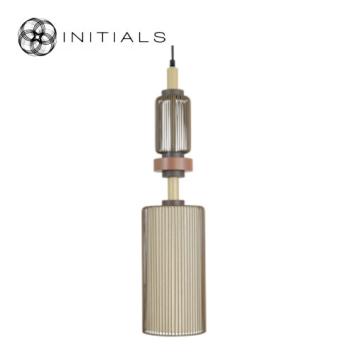 Hanging Lamp Totem Iron Wire Coffee Brown