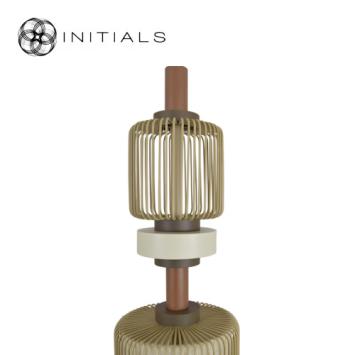 Hanging Lamp Totem Iron Wire Latte