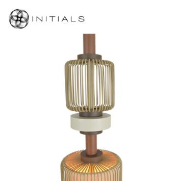 Hanging Lamp Totem Iron Wire Latte