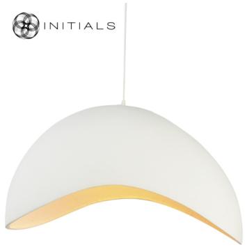 Hanging Lamp Napoleon Polyresin White XL