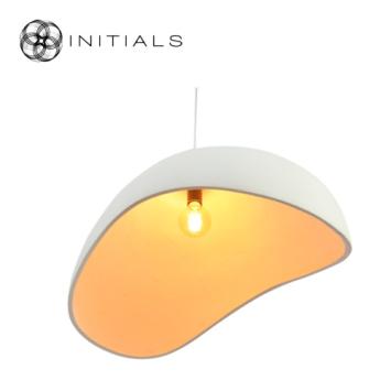 Hanging Lamp Napoleon Polyresin White