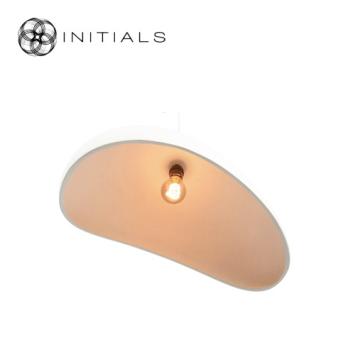 Hanging Lamp Napoleon Polyresin White
