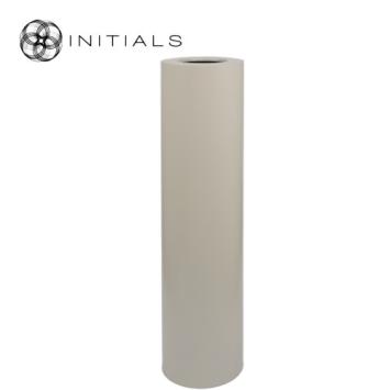 Floor Lamp Base Solid Metal Ivory