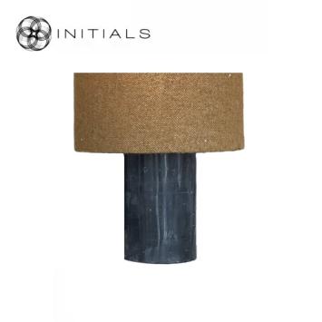 Table Lamp Base Lizea Marble Black