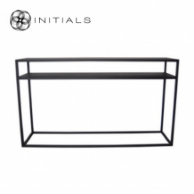 Storage Table 2 Metal Black