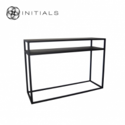 Storage Table 2 Metal Black