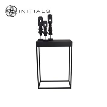 Flower Stand Metal Black