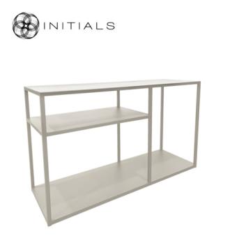 Storage Table Play Metal Ivory