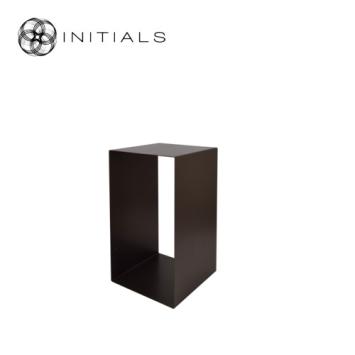 Flower Stand Metal Anodic Brown Square