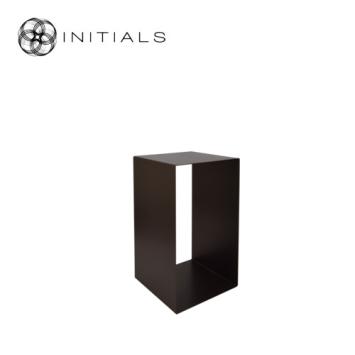 Flower Stand Metal Anodic Brown Square