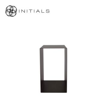 Flower Stand Metal Anodic Brown Square